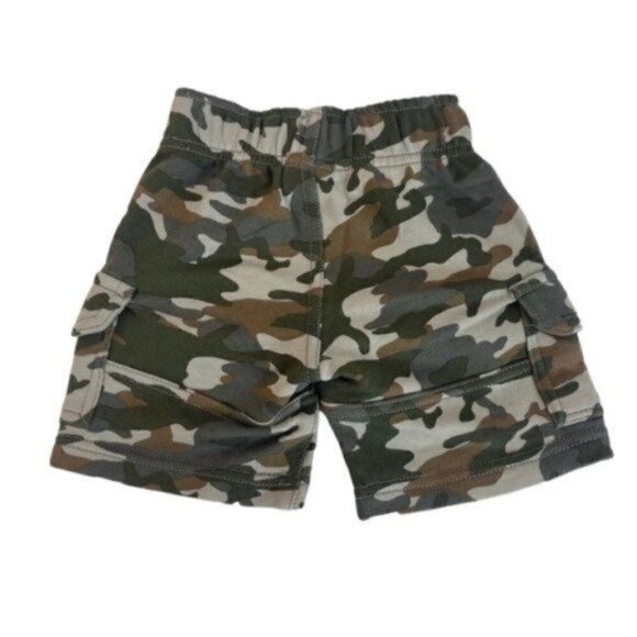 GYMBOREE Camo 6-12 months shorts drawstring elastic waistband pockets NWT - Picture 3 of 8